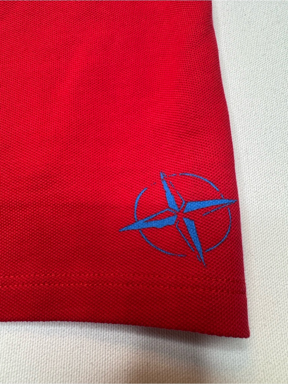 B DRADDY NWOT Polo Shirt men's size medium Red Pima cotton short‎ sleeve Golf